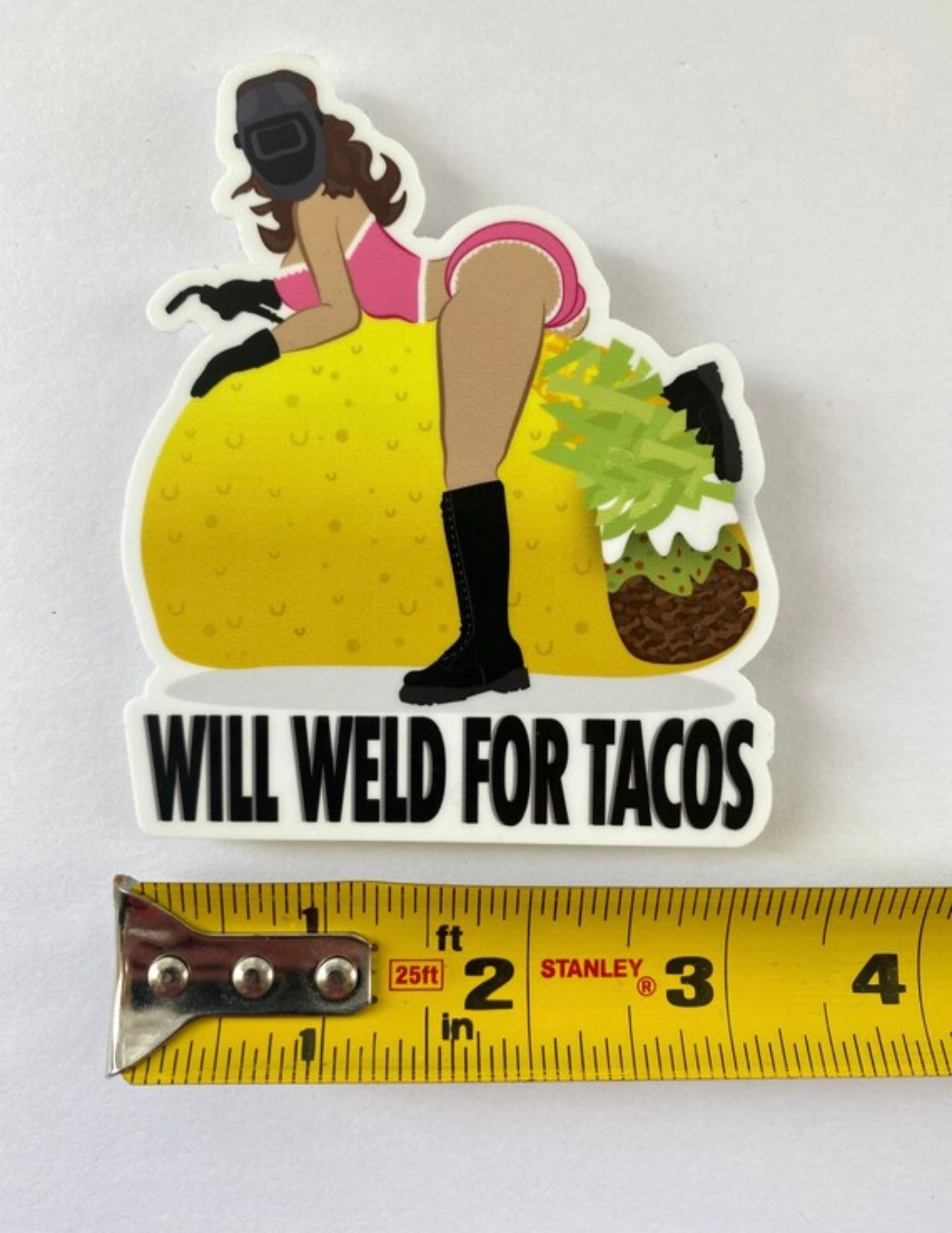 Will Weld for Tacos Sticker