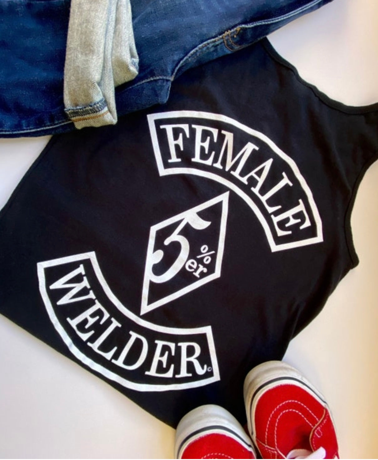 Female 5%er Welder Tank Top