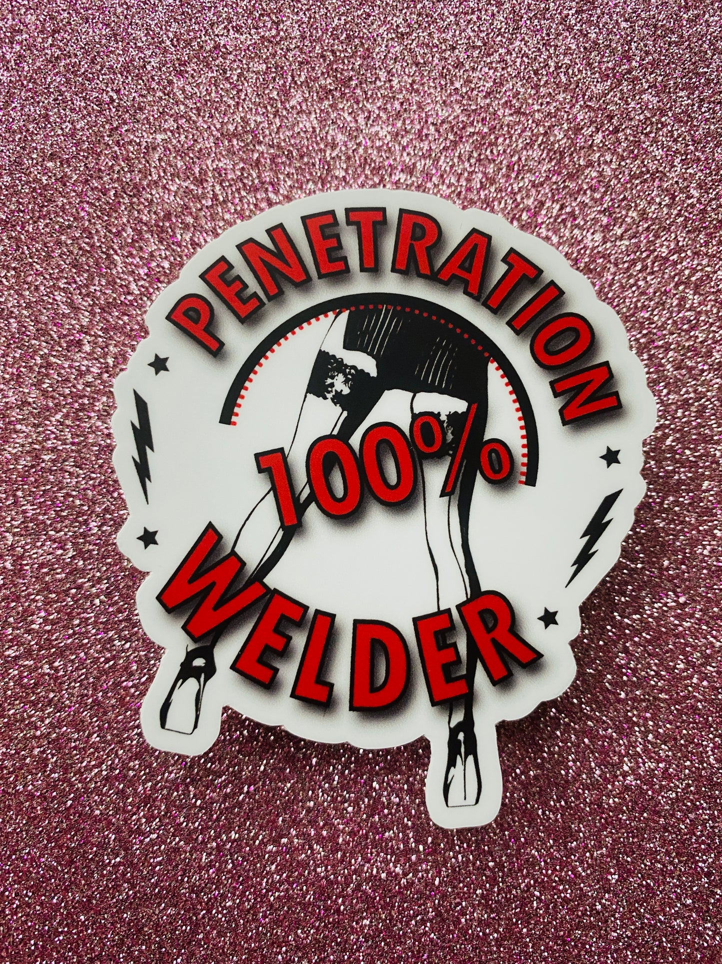 100% Penetration Welder Sticker