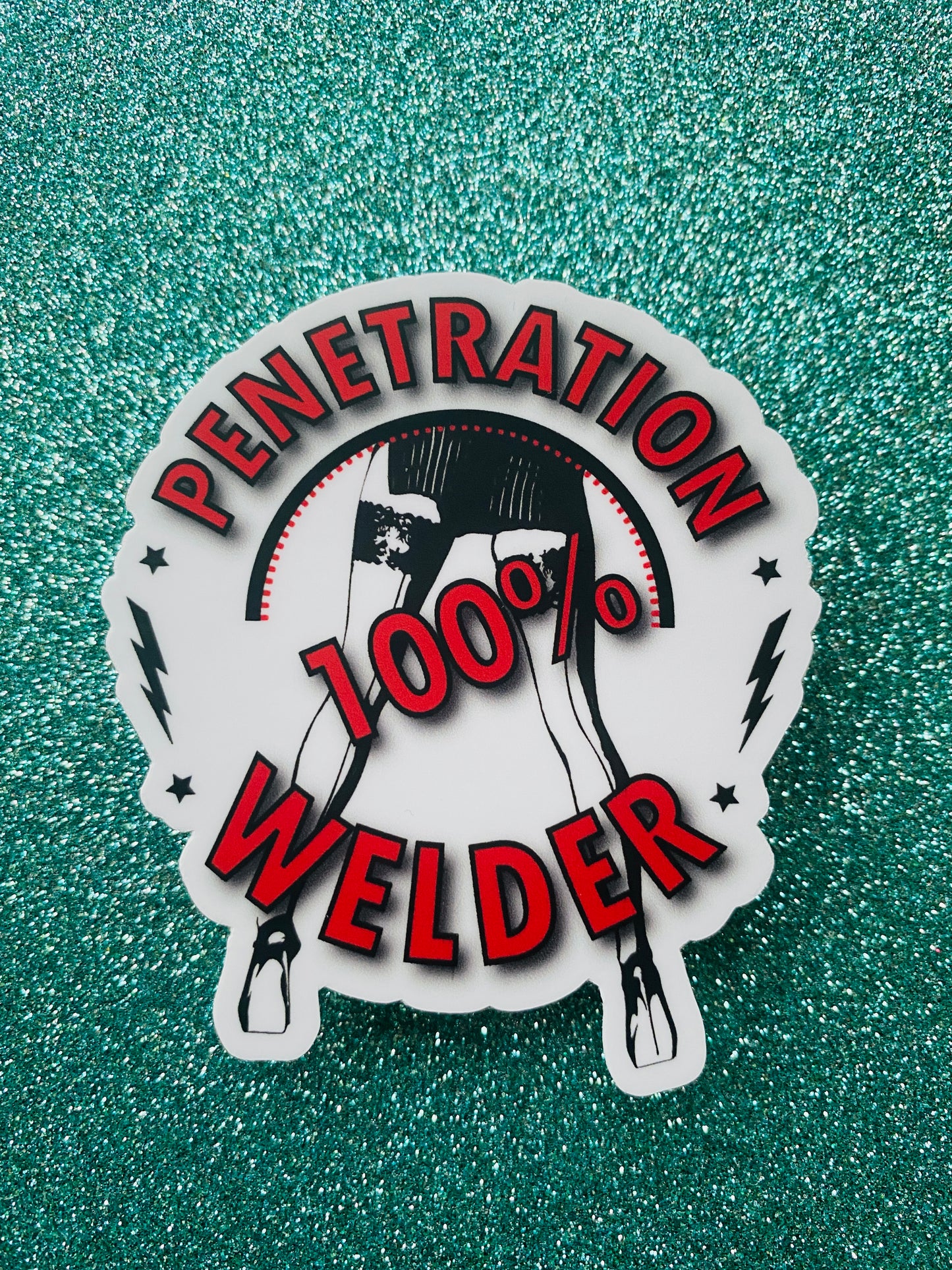 100% Penetration Welder Sticker