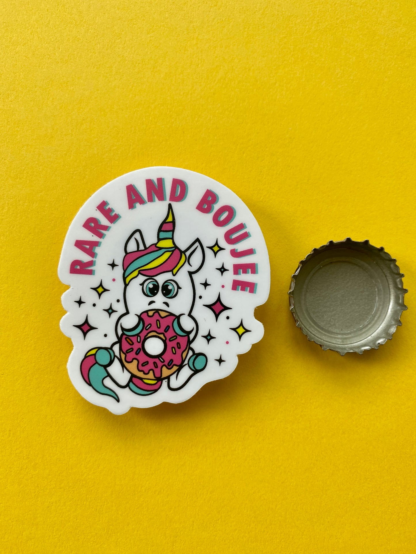 Unicorn Rare and Boujee Sticker
