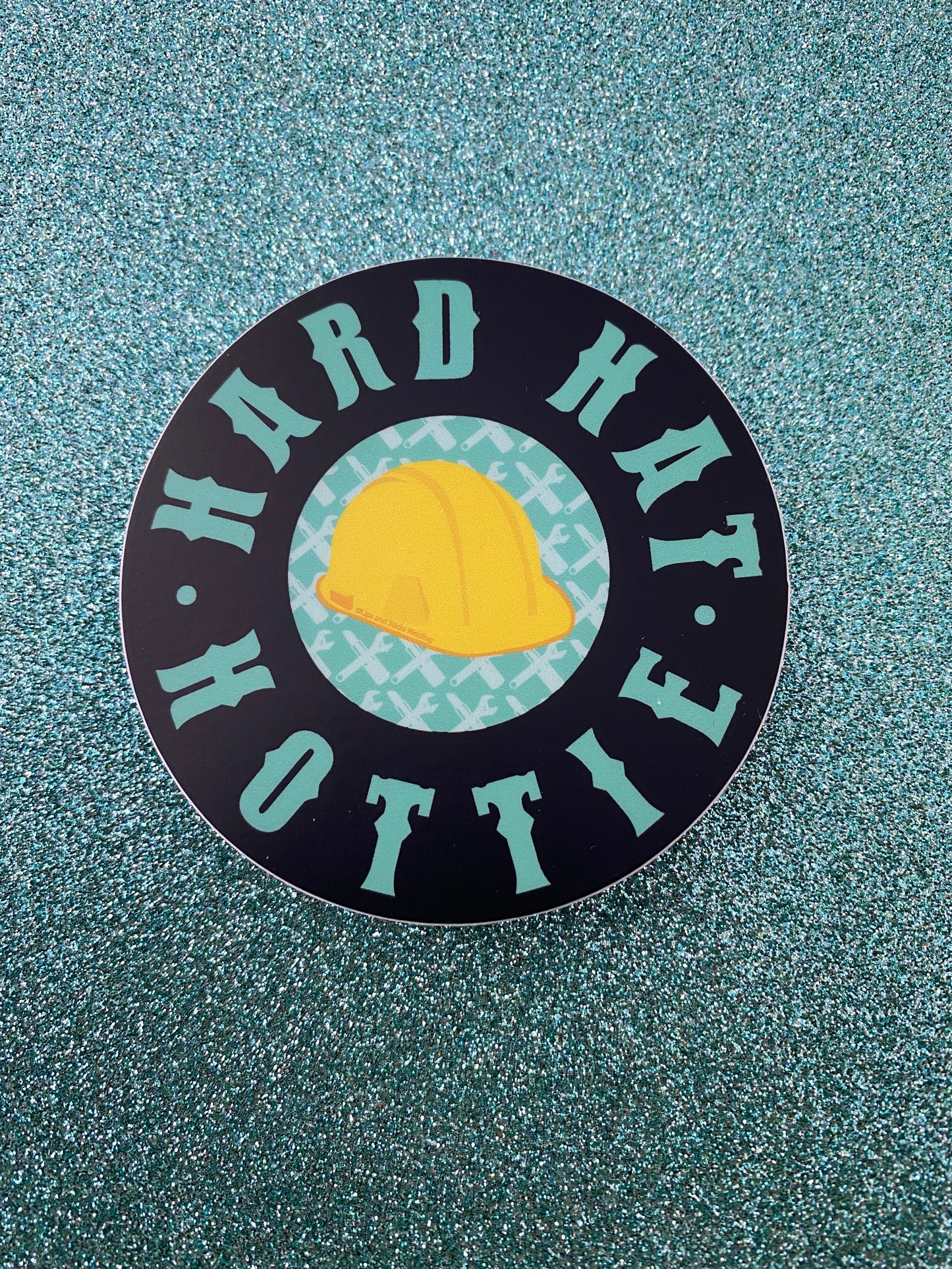 Hard Hat Hottie Sticker