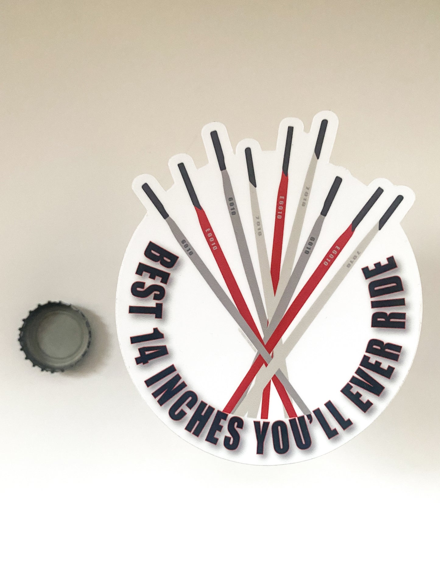 Best 14 Inches Sticker
