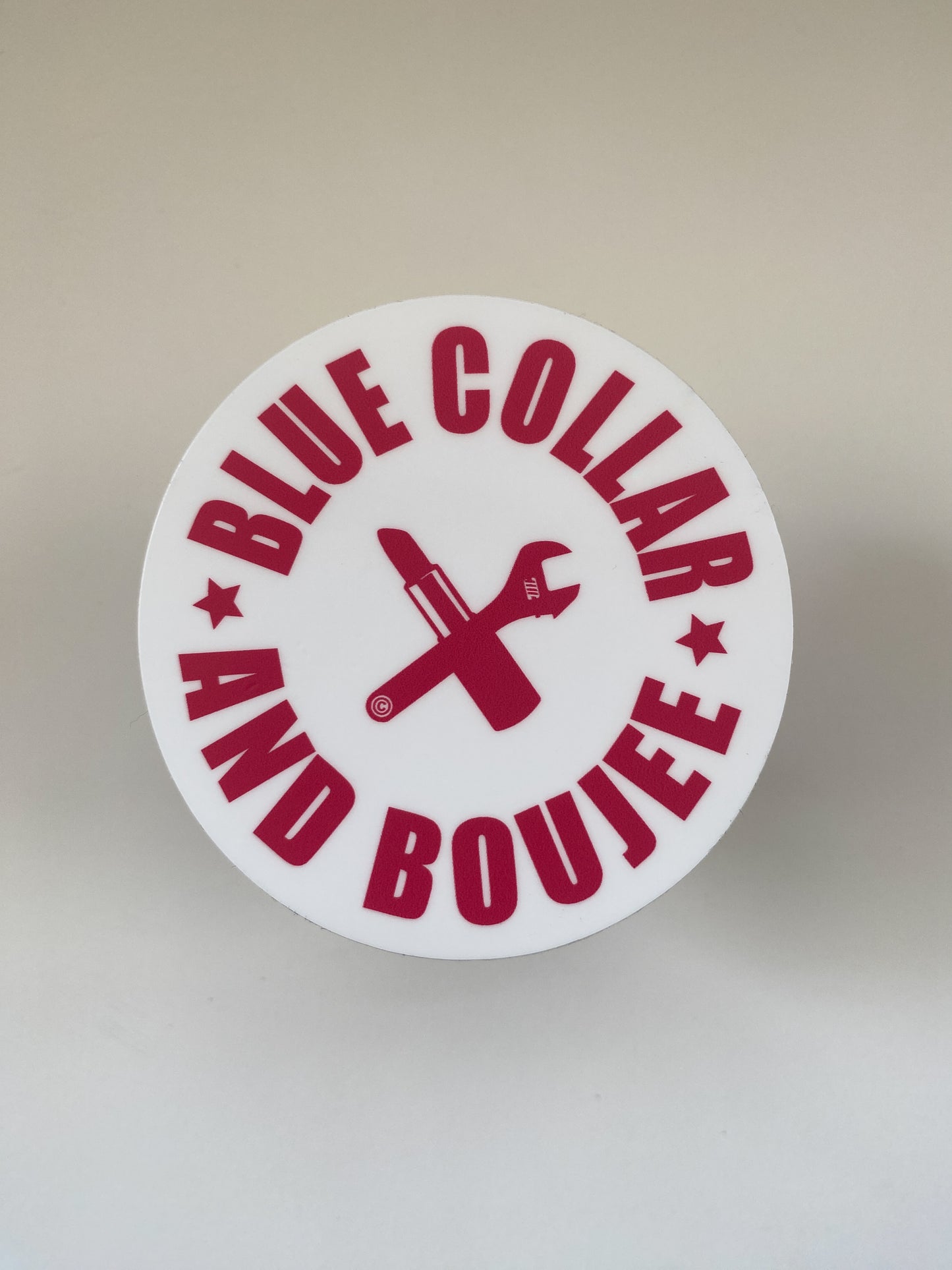 Hot Pink Boujee Sticker