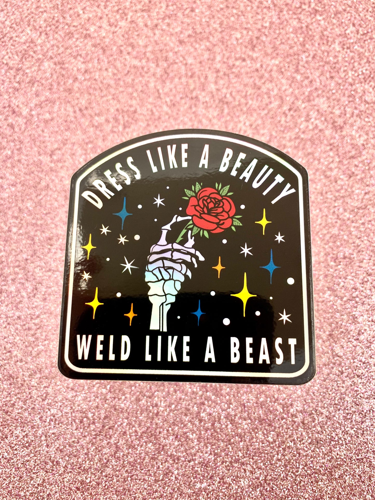 Weld Like a Beast Sticker