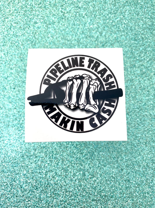 Pipeline Trash Sticker