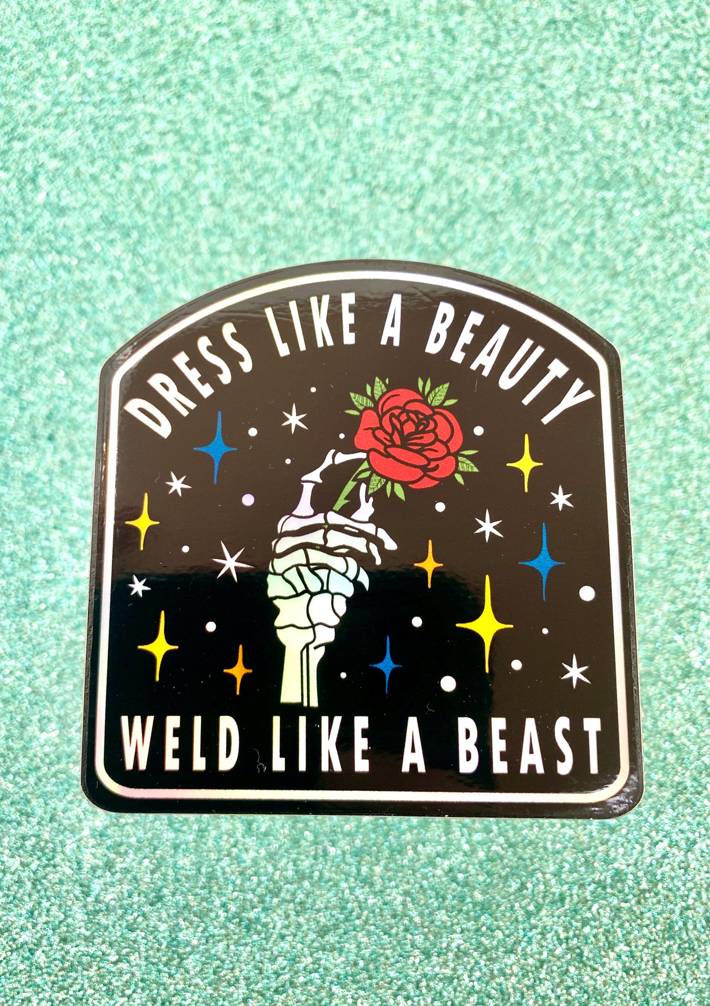 Weld Like a Beast Sticker