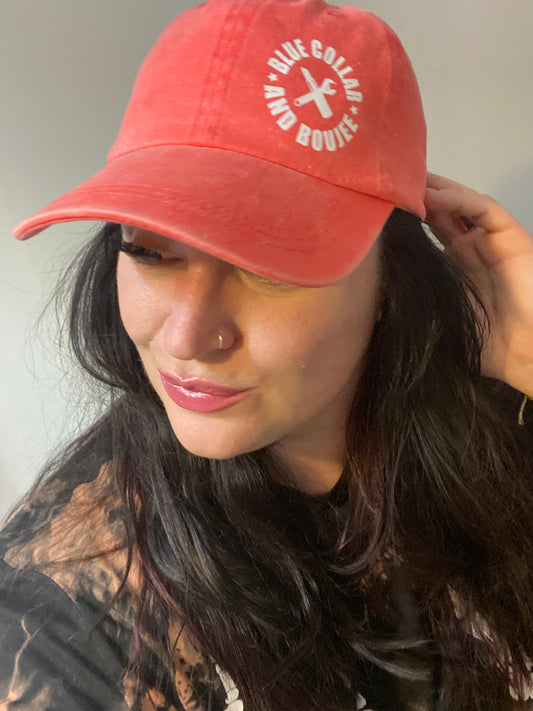 Blue Collar and Boujee Hat Pink