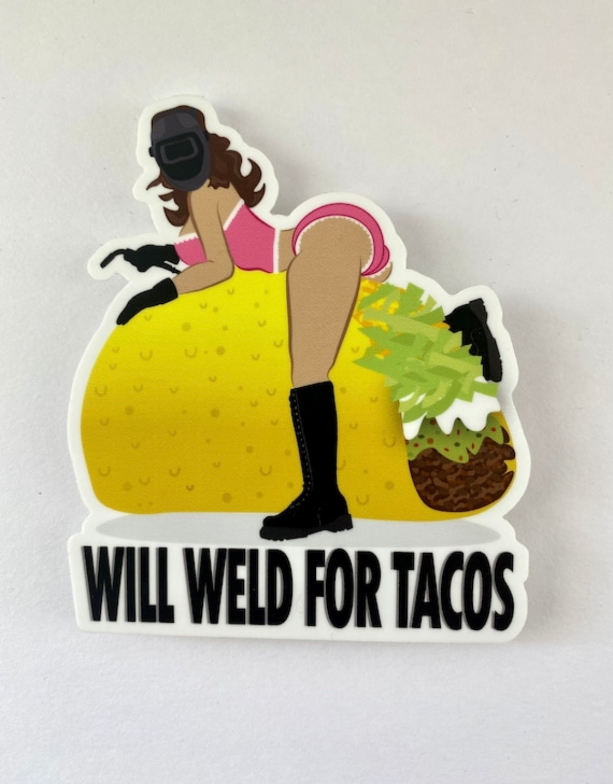 Will Weld for Tacos Sticker