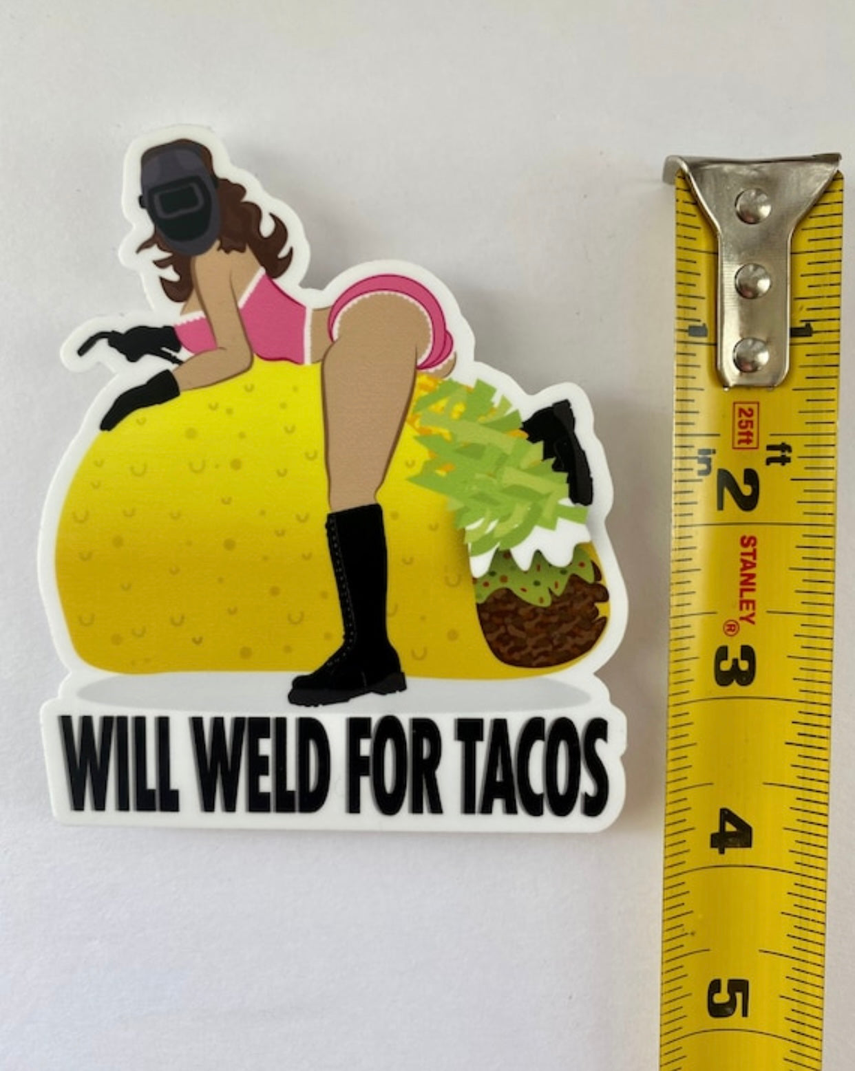 Will Weld for Tacos Sticker