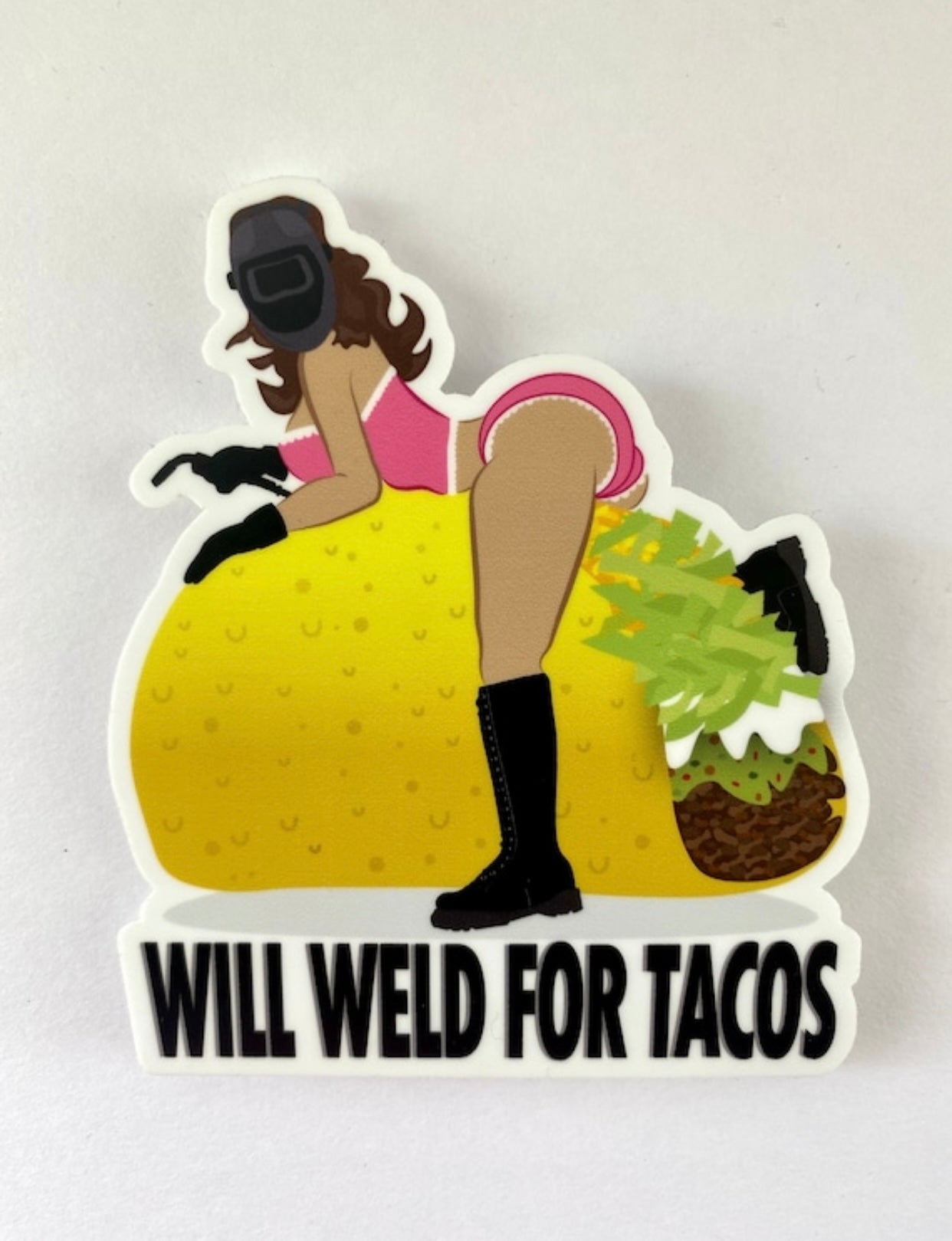 Will Weld for Tacos Sticker