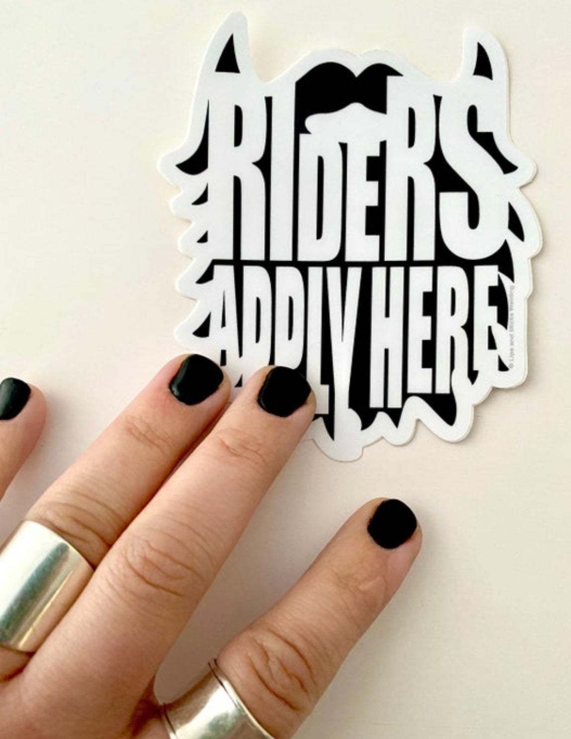 Riders Apply Here Sticker