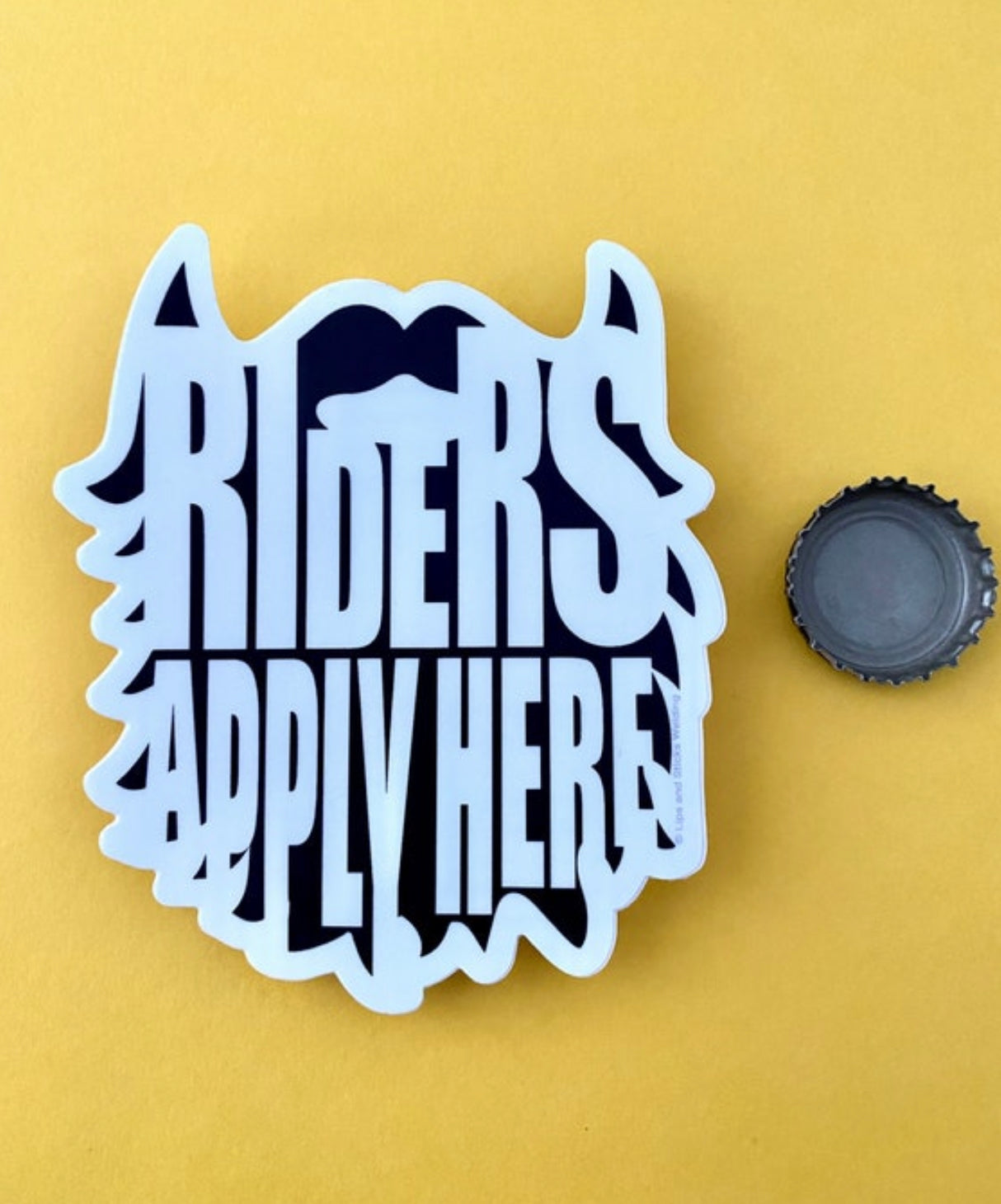 Riders Apply Here Sticker