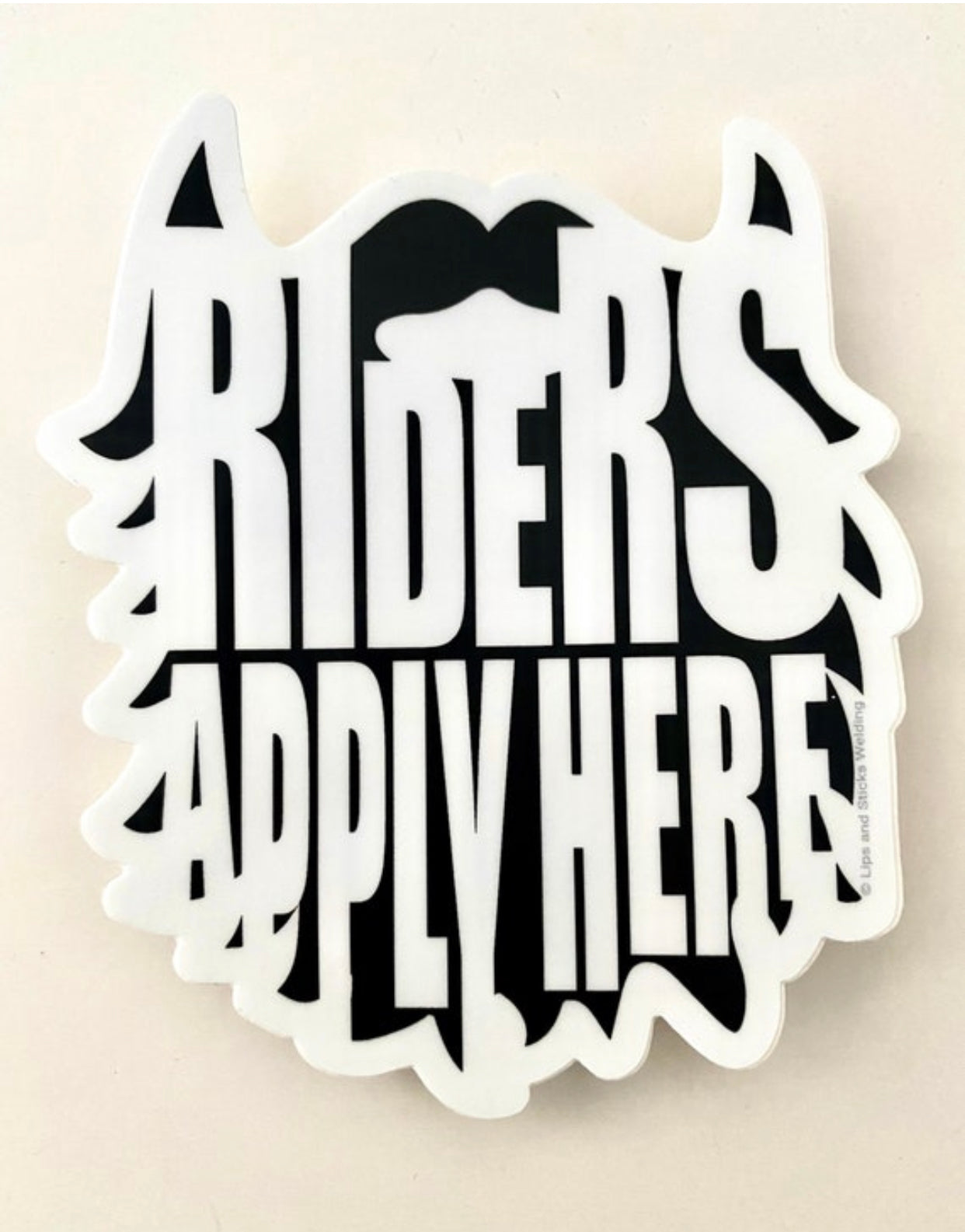 Riders Apply Here Sticker