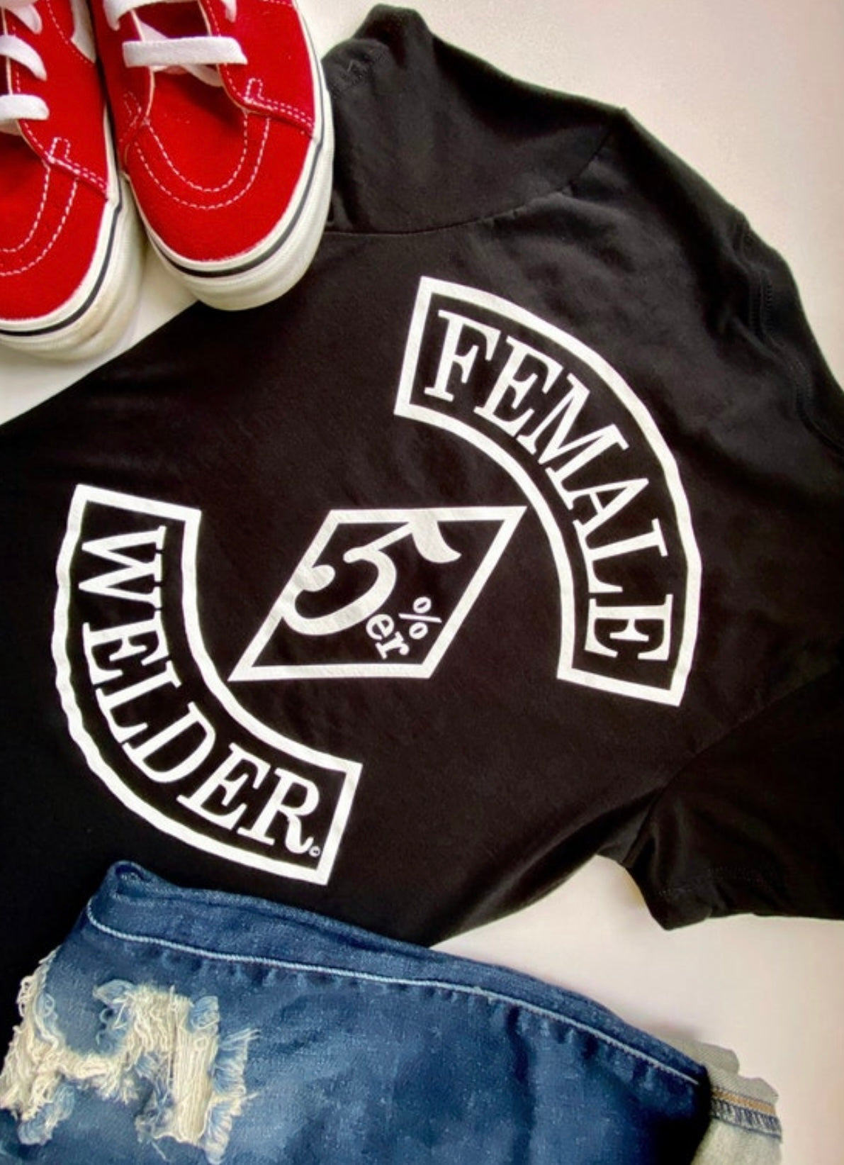 Female 5%er Welder Short Sleeve T-Shirt