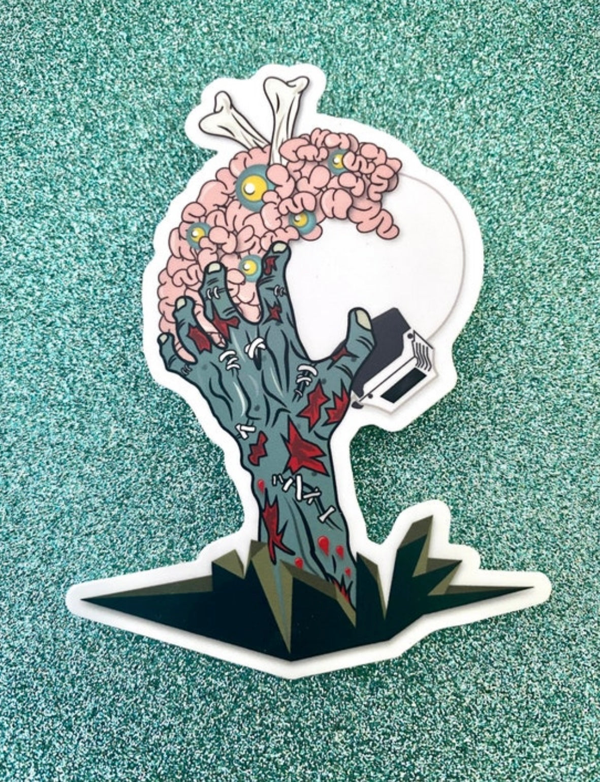 Zombie Sugar Scoop Sticker