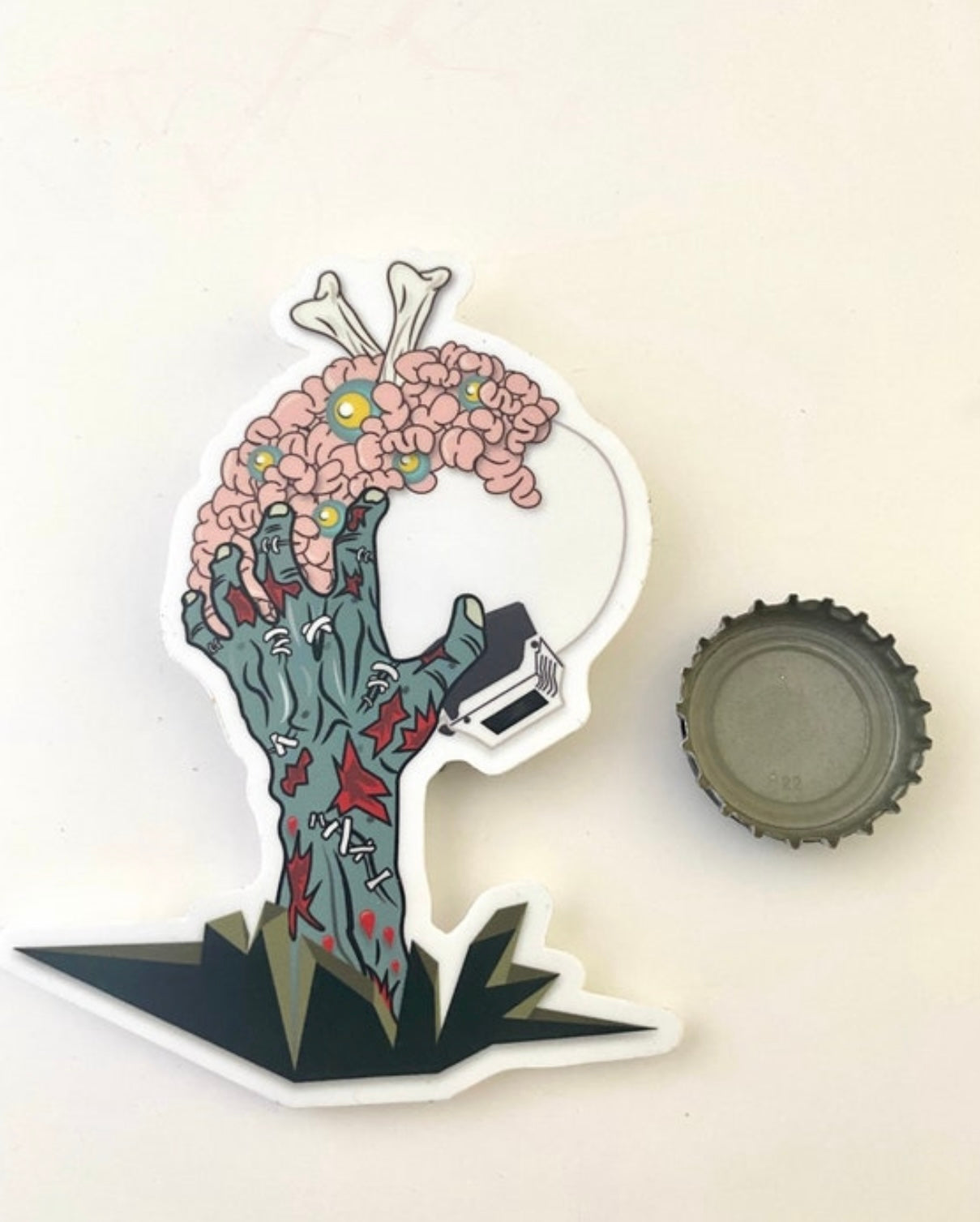 Zombie Sugar Scoop Sticker