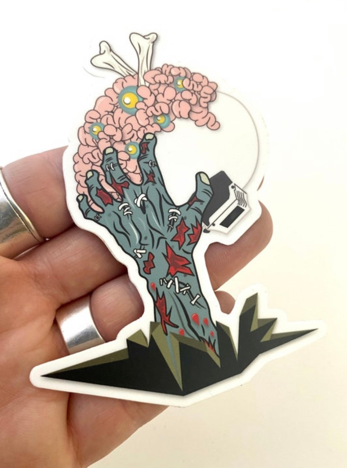Zombie Sugar Scoop Sticker