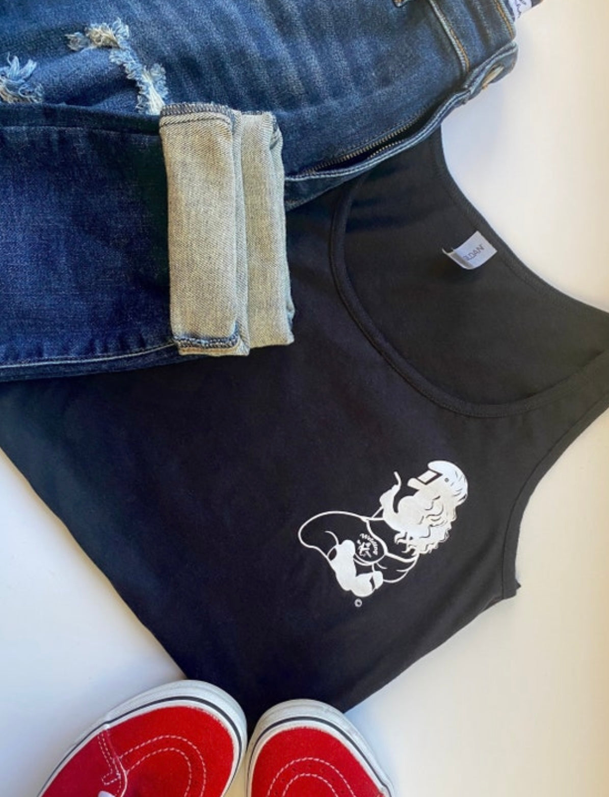 Female 5%er Welder Tank Top