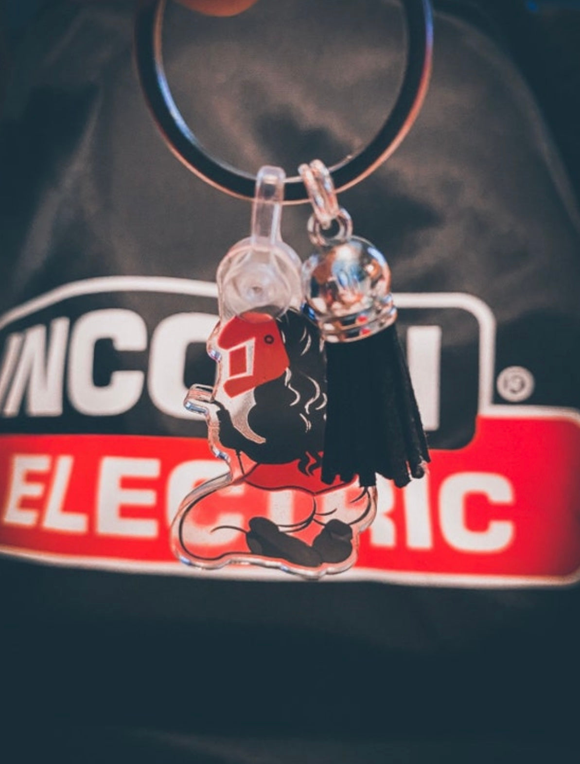 Welder Girl Keychain