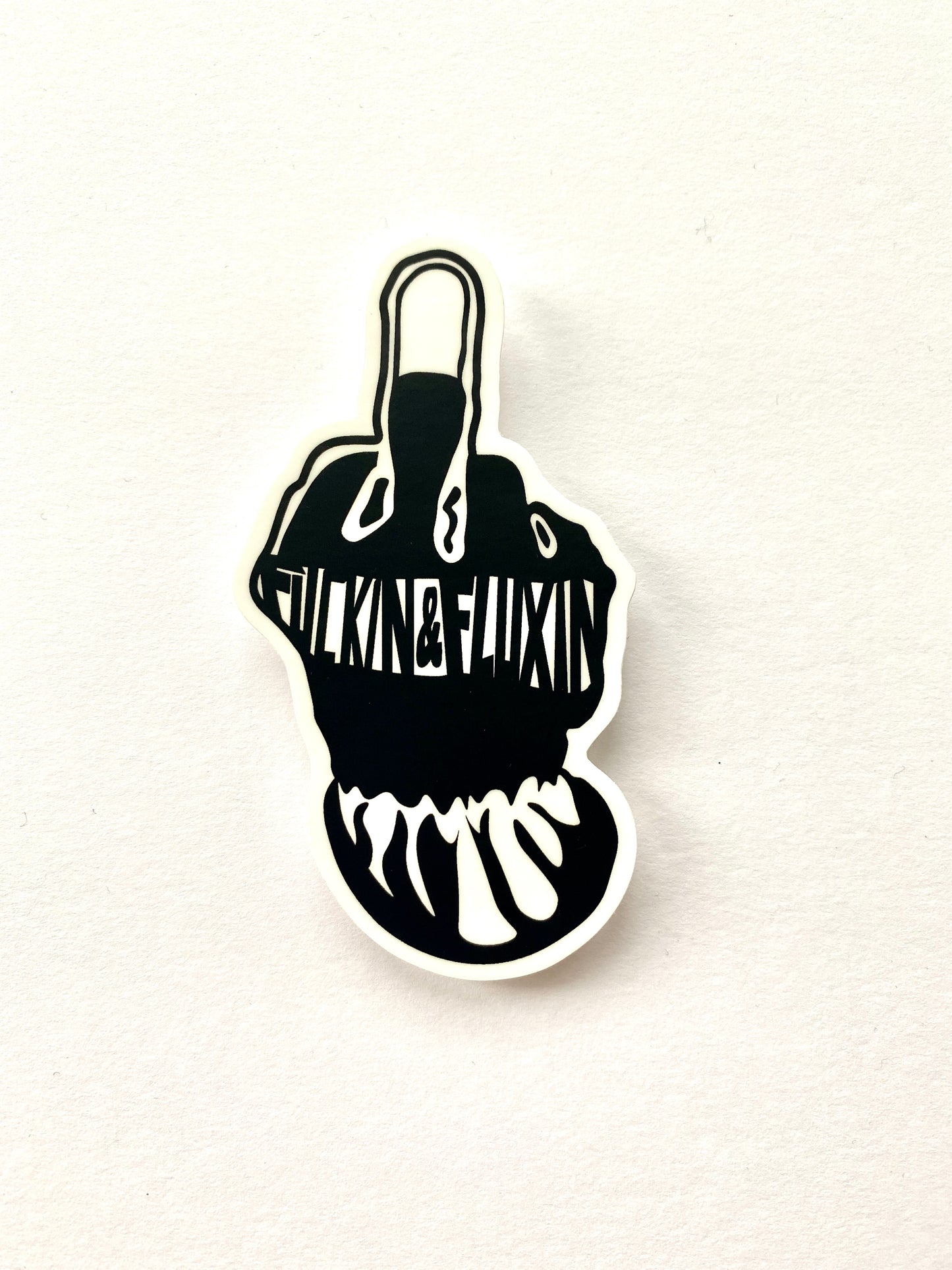 Fluxin Welding Glove Sticker TINY