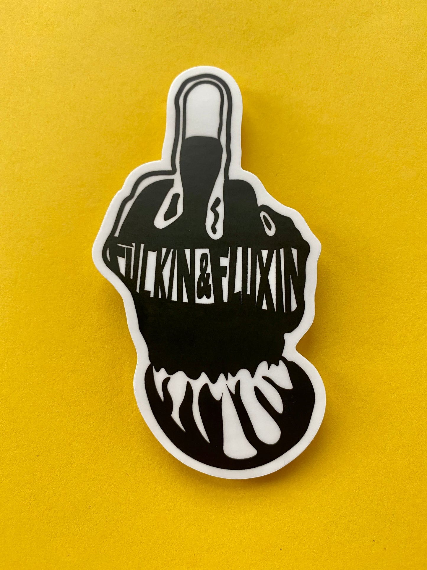 Fluxin Welding Glove Sticker TINY
