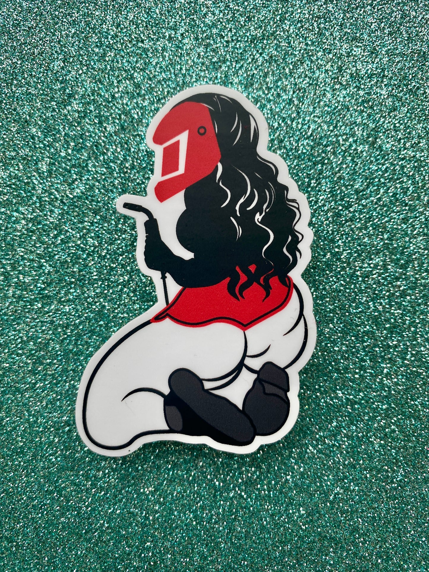 Thick Thighs Welding Girl Sticker