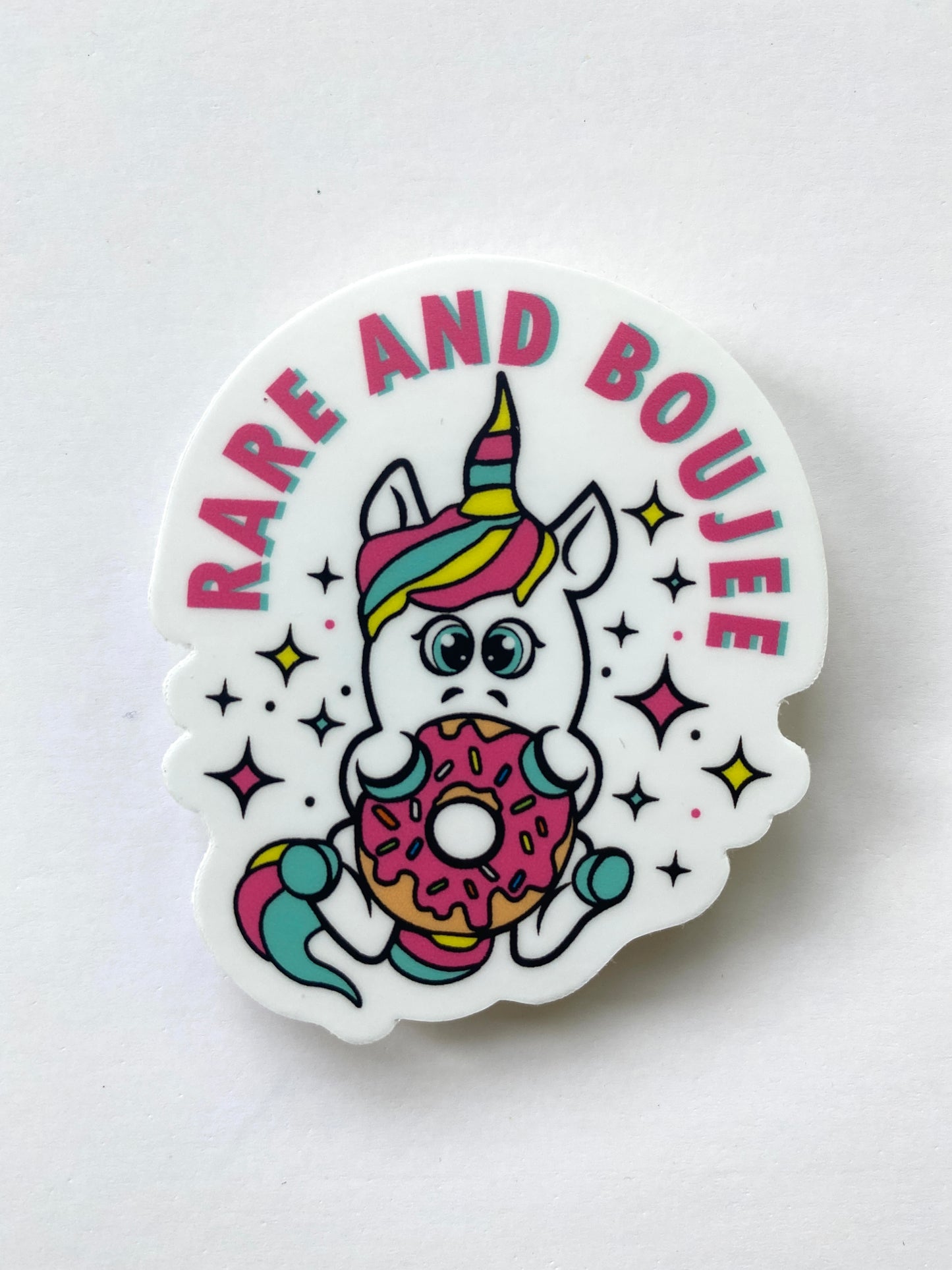 Unicorn Rare and Boujee Sticker