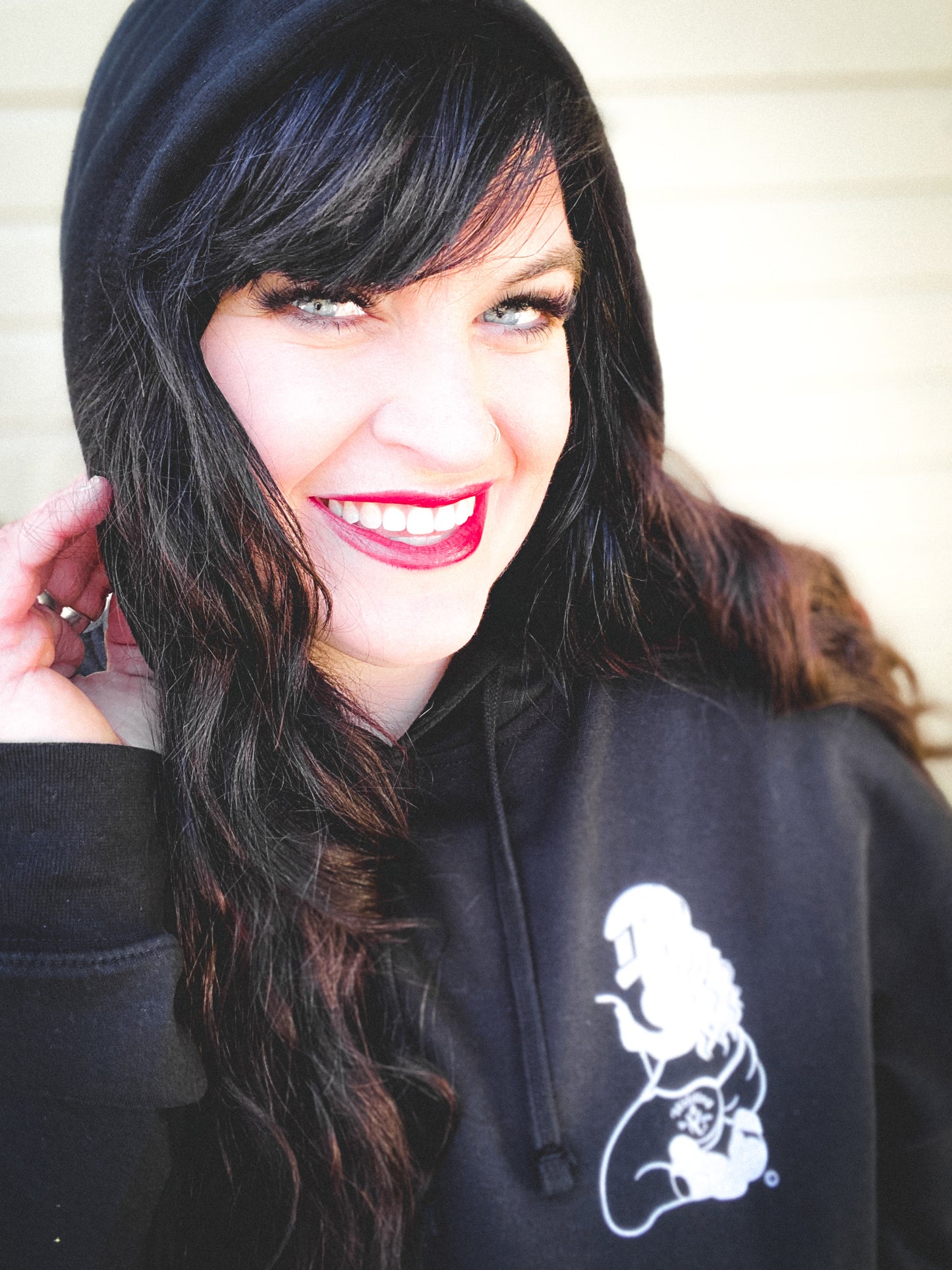 Female Welder 5%er Mid-Weight Hoodie