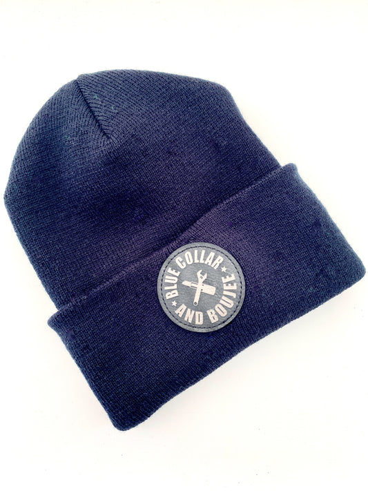 Blue Collar and Boujee Beanie