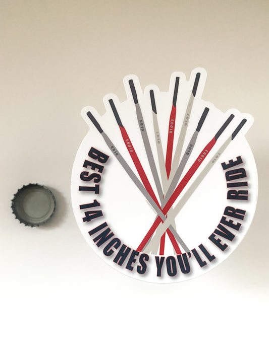 Best 14 Inches Sticker