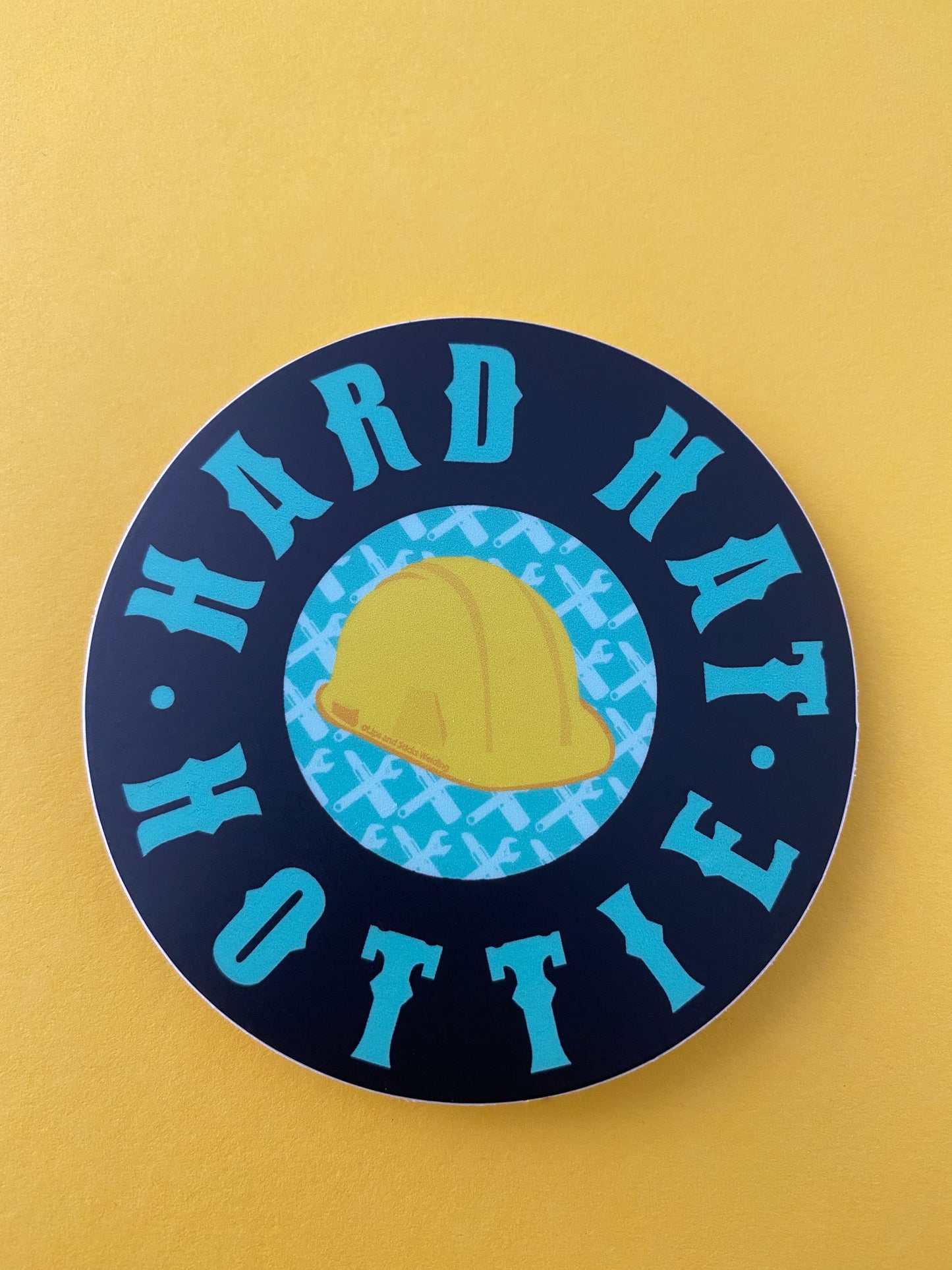 Hard Hat Hottie Sticker