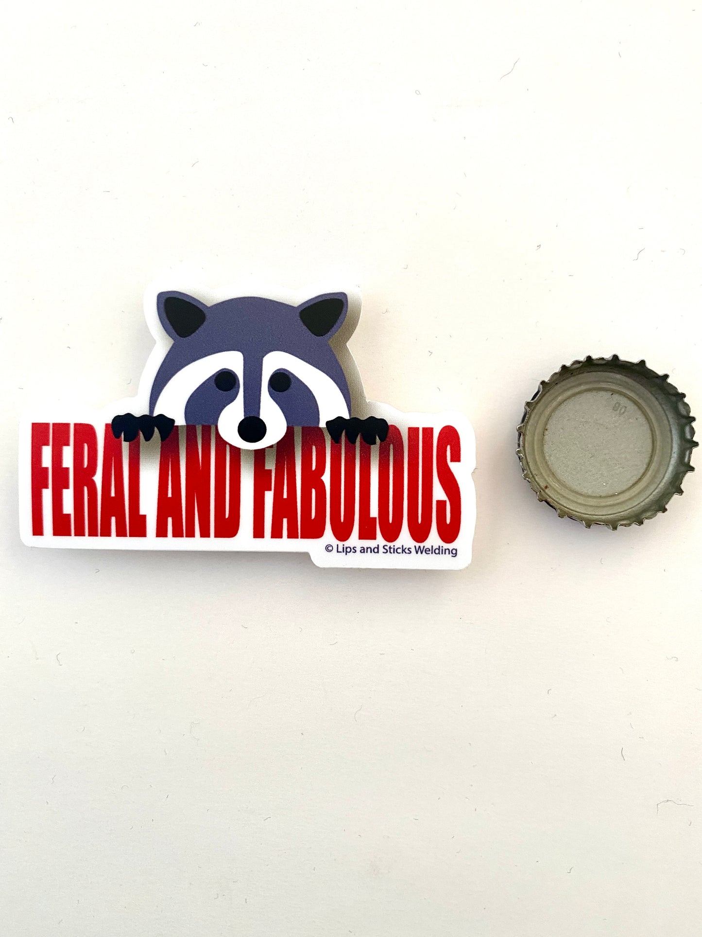 Feral and Fabulous Sticker
