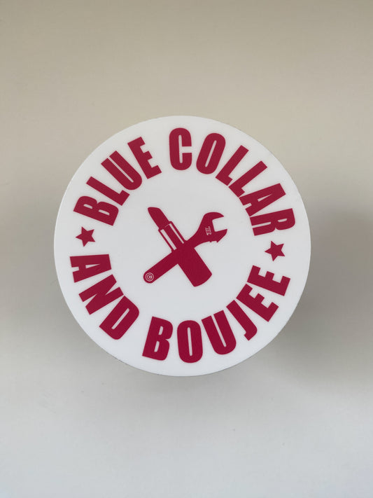 Hot Pink Boujee Sticker